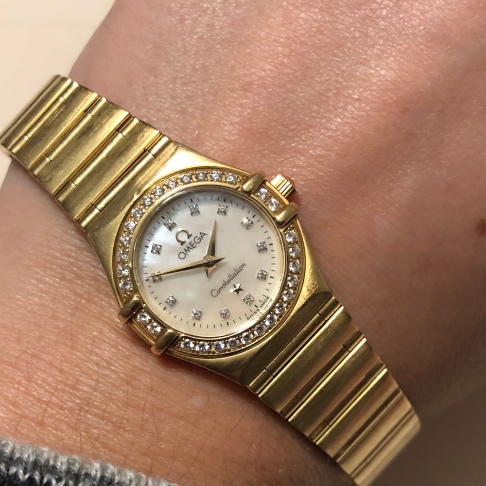 Omega Constellation mini. Solid 18k - diamonds